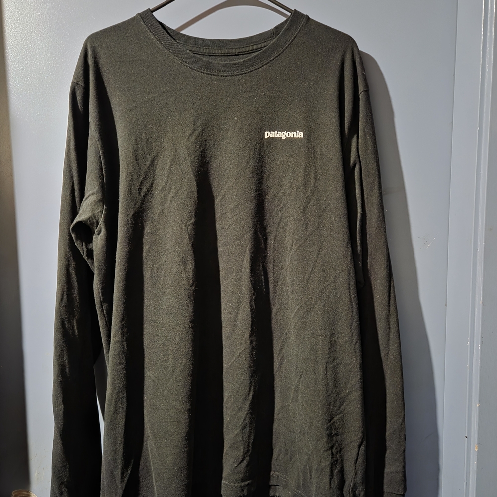 Patagonia Men's Black Long Sleeve Tee